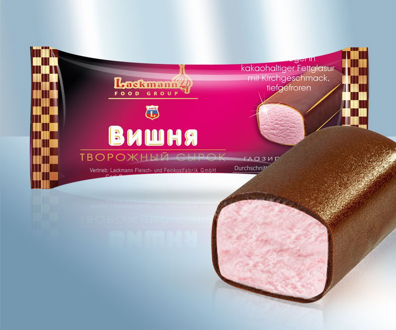 Ice cream, sweet curd cheese Baza